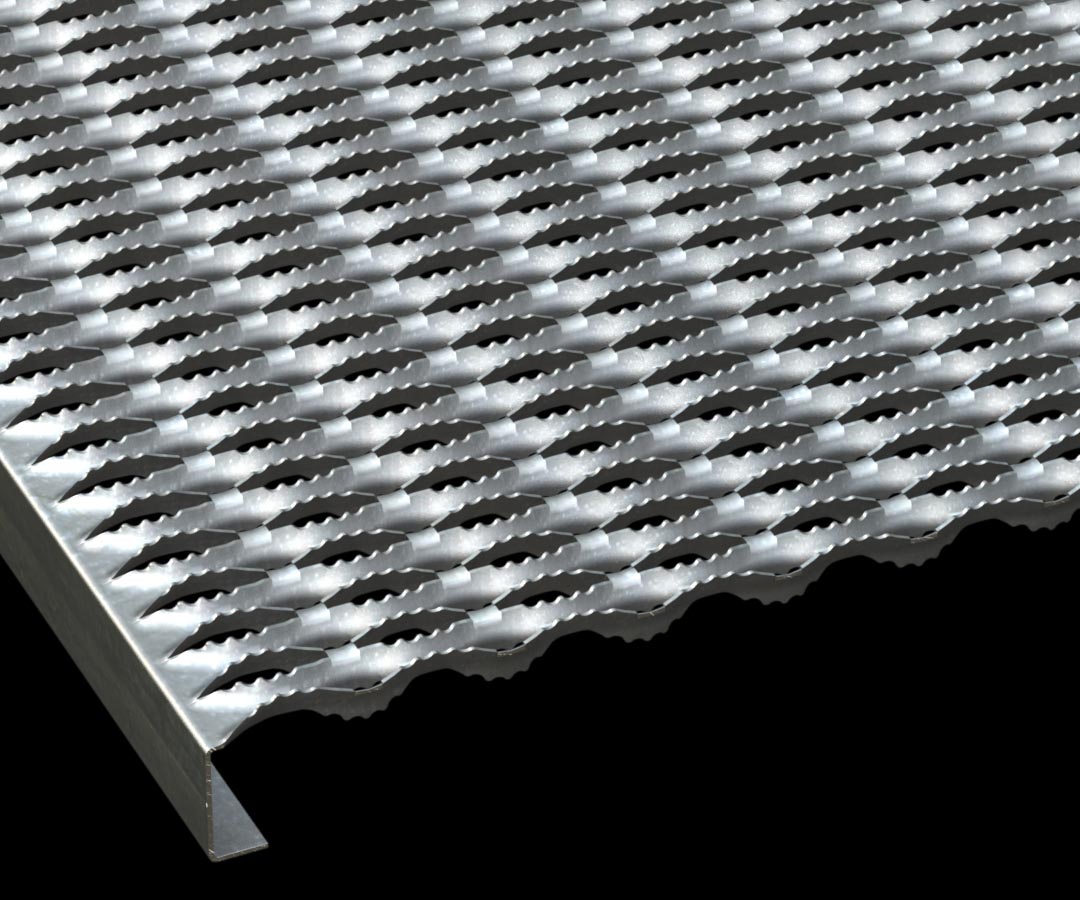 Plank Grating panel on a black background.