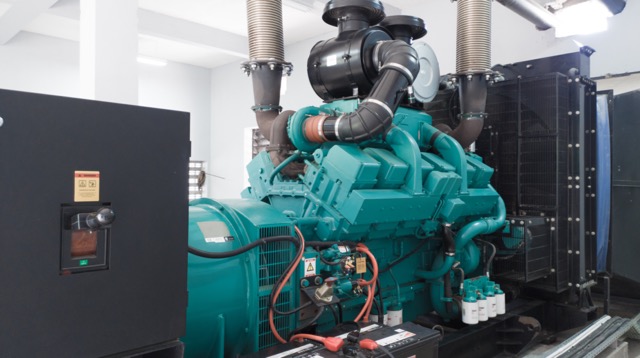 Engine diesel with generator system in a Data Center.