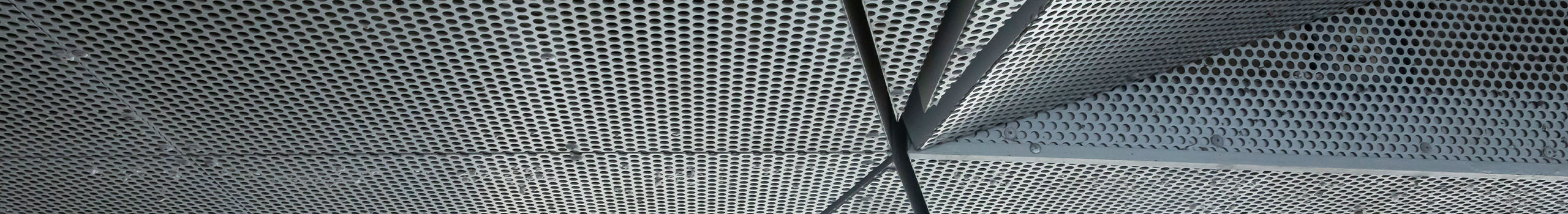 A hero image showing one Perforated Metal application.